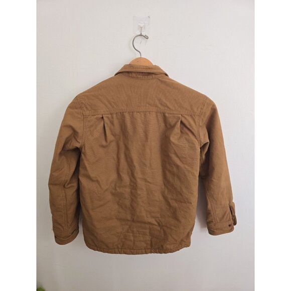 Dickies Barn Flannel Lined Canvas Cotton Mens Snap Collared Mens Chore Jacket M - Picture 6 of 9